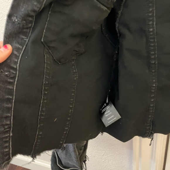 Howdy Honey RISEN Fringe Cropped Denim Jacket Coachella Stagecoach - Picture 6 of 7